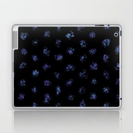 Blue Art Splotches Laptop Skin