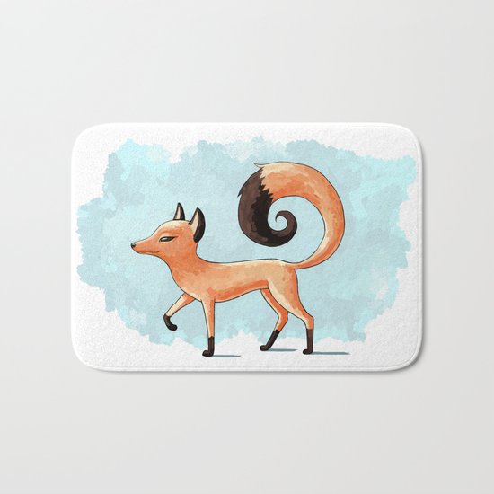 Proud Fox Bath Mat