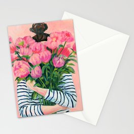Peonies Party Stationery Cards