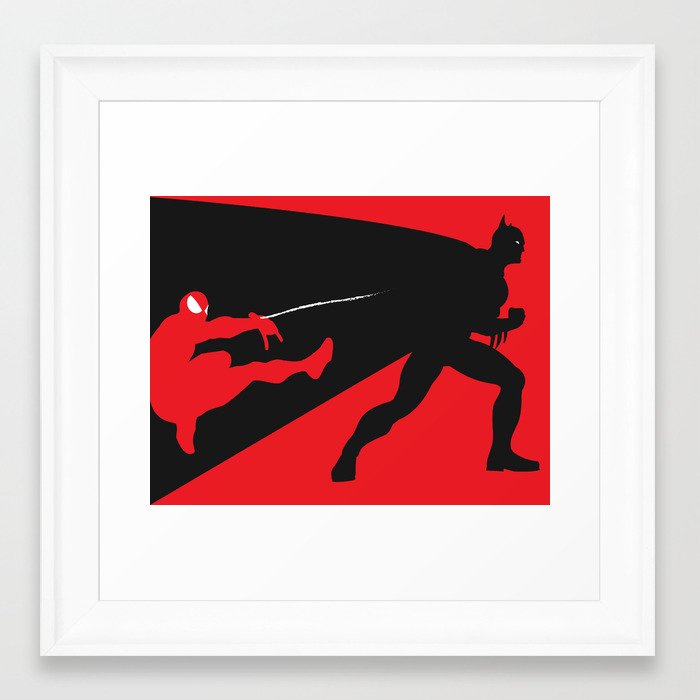 Marvel Vs Dc Framed Art Print By Mastershake2468 Society6