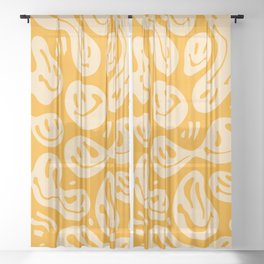 Honey Melted Happiness Sheer Curtain