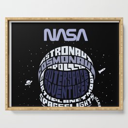 Nasa  Astronaut Serving Tray