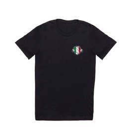 Italian Flag under ripped shirt  T Shirt
