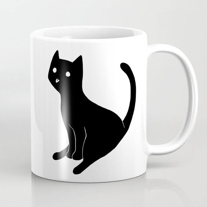 Black cat blep Coffee Mug