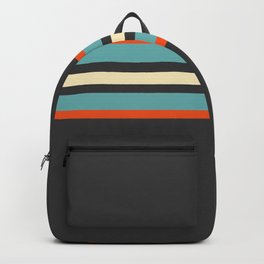 Classic Retro Stripes Amikiri Backpack