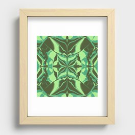 Fashionista Green Medley  Recessed Framed Print