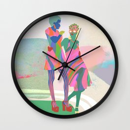 On Our Way Wall Clock