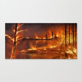 Lighting the Night Canvas Print