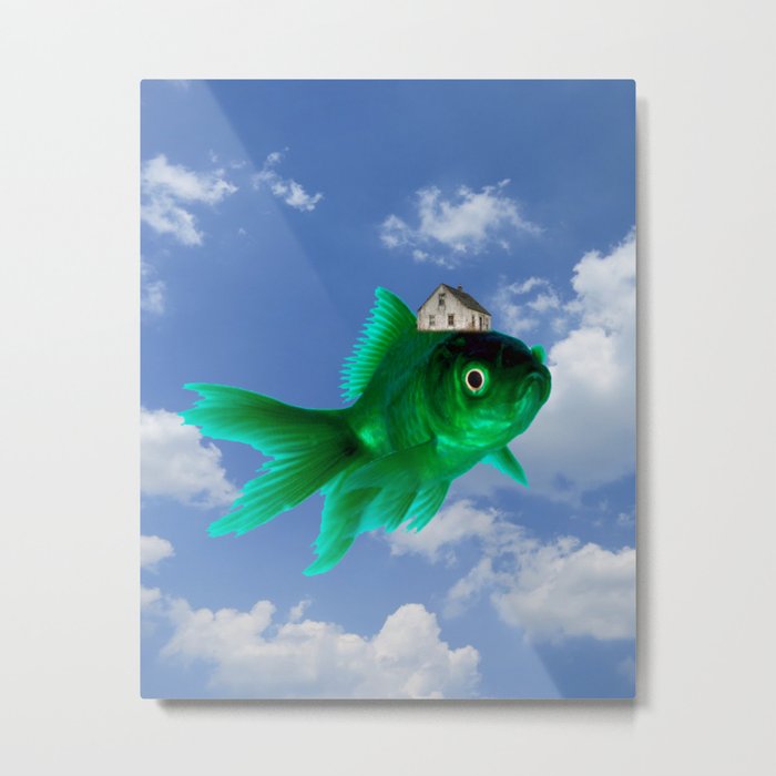 Flying Fish House Metal Print