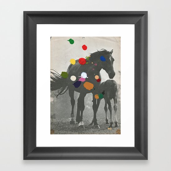 PONY Framed Art Print