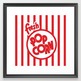 Fresh Popcorn Framed Art Print