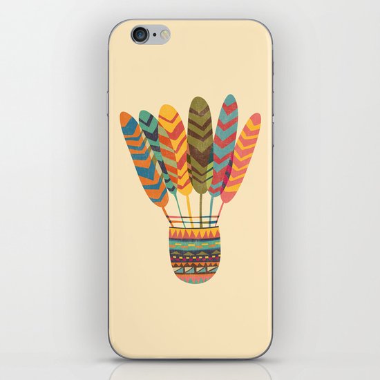 Rustic shuttlecock iPhone & iPod Skin