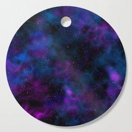 Space beautiful galaxy starry night image Cutting Board