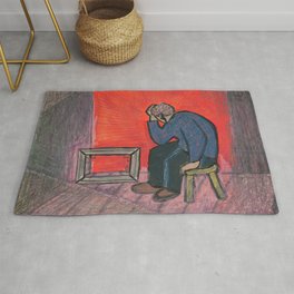 Woe to the Artist, Woe and Poverty, Woe a Hundred Times (1948) Marian Kopf Area & Throw Rug