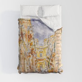 Sicily, villages of Italy Comforter