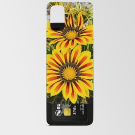 Gazania Giant Yellow Red Stripe flower Android Card Case