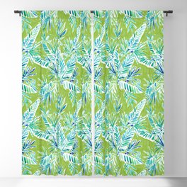 TROPICAL GREENERY Blackout Curtain