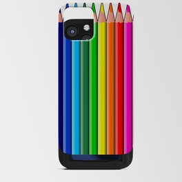 Coloured Pencils iPhone Card Case