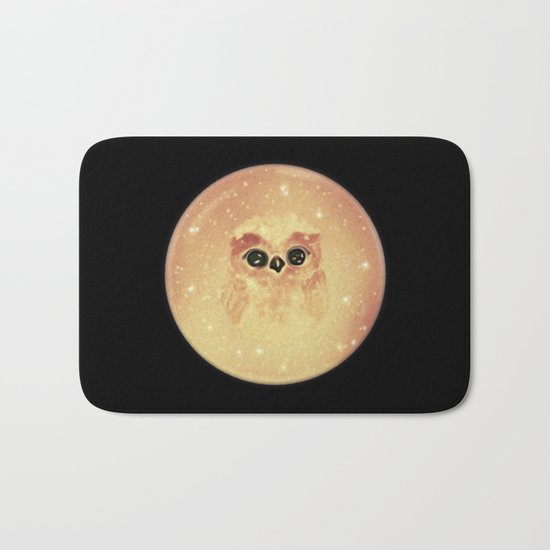 Baby owl Bath Mat
