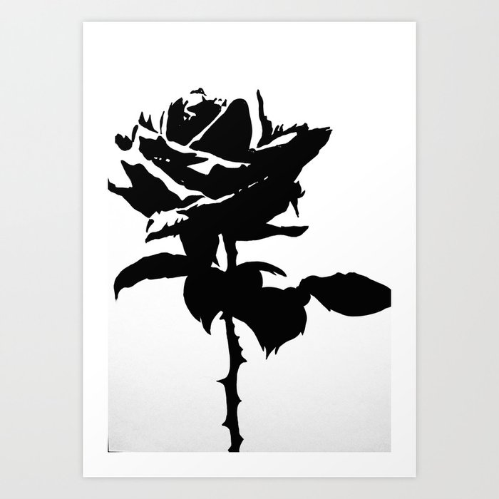 Rose Art Print by Olivia Iman | Society6