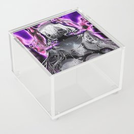 anime girl purple and black  Acrylic Box