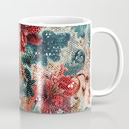 Flower Power Glitch Coffee Mug