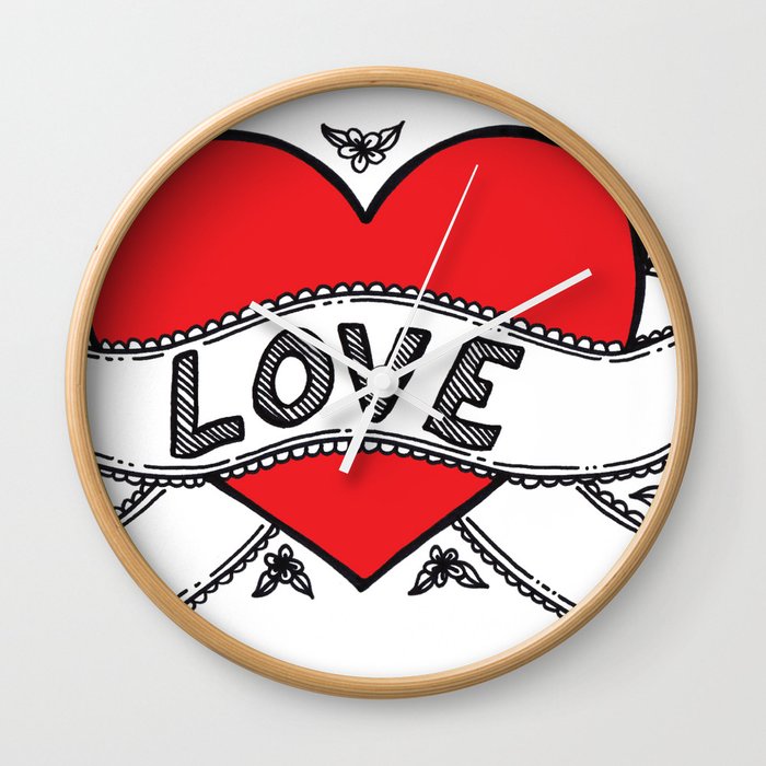 Declare your love! Wall Clock