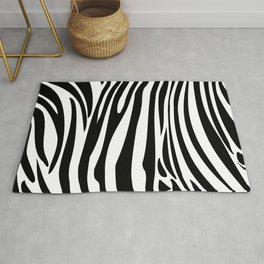Zebra trendy design artwork animal exotic pattern Rug
