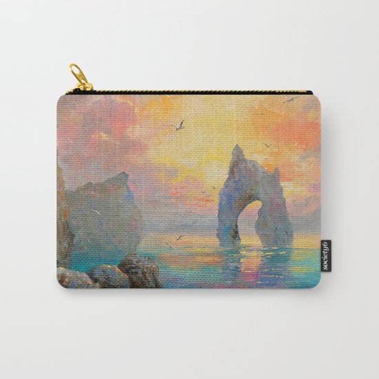 Rocks on the sea Carry-All Pouch