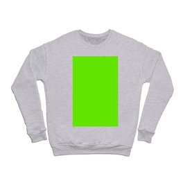 Electric Slime Green Crewneck Sweatshirt