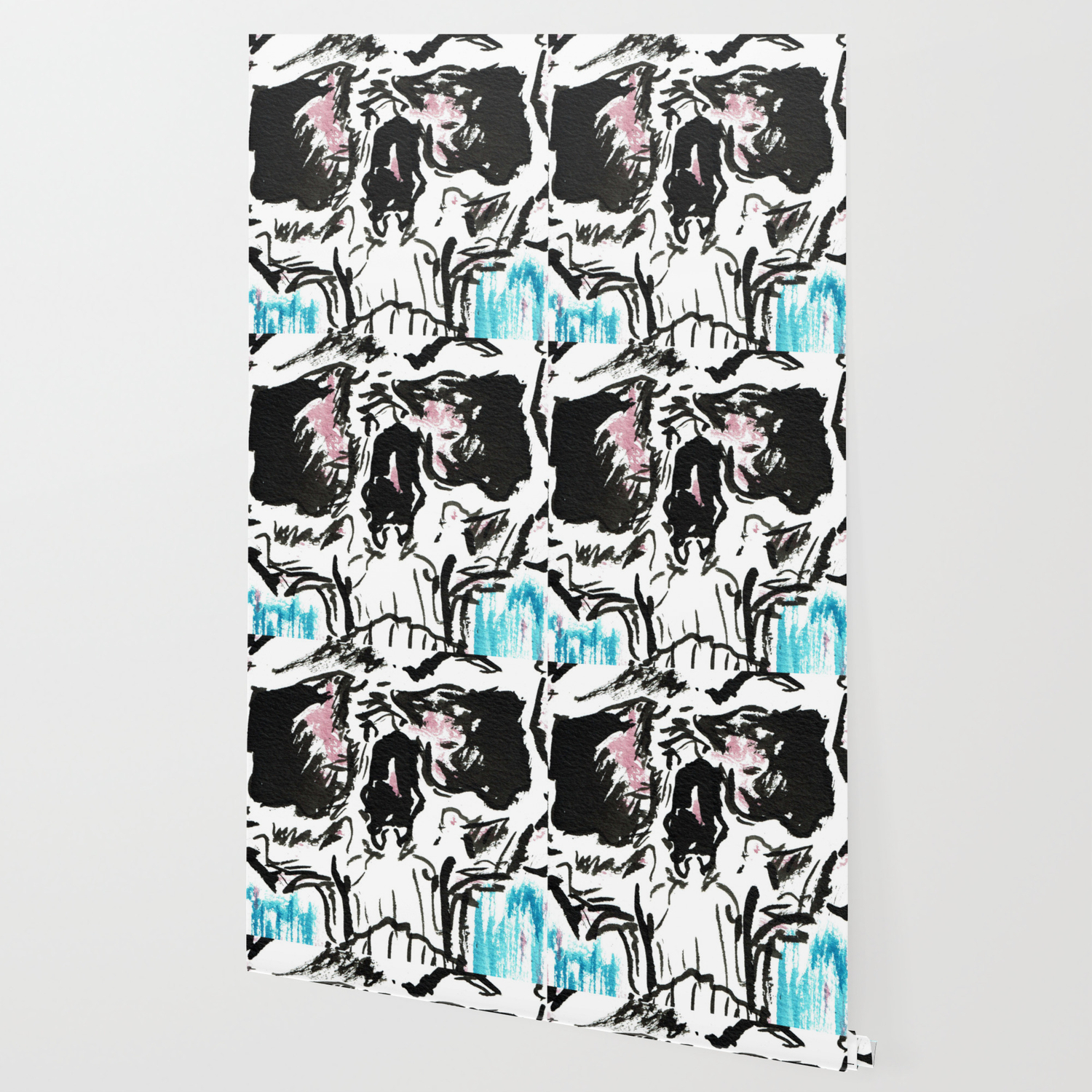Red White And Blue Skull Wallpaper By Iamwessel Society6