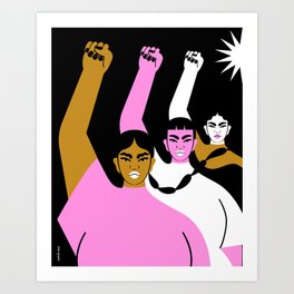 Resistance is Female II Art Print