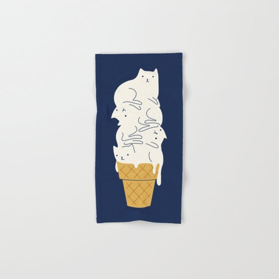 Meowlting Hand & Bath Towel