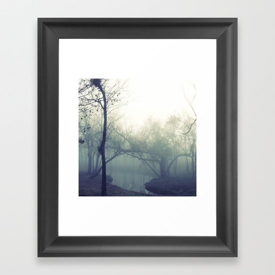 misty morning ... Framed Art Print
