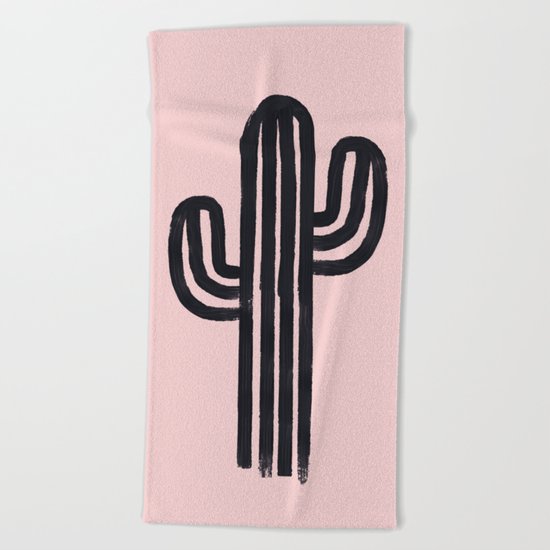 The God Cactus Beach Towel