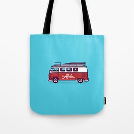 Bus Aloha Tote Bag
