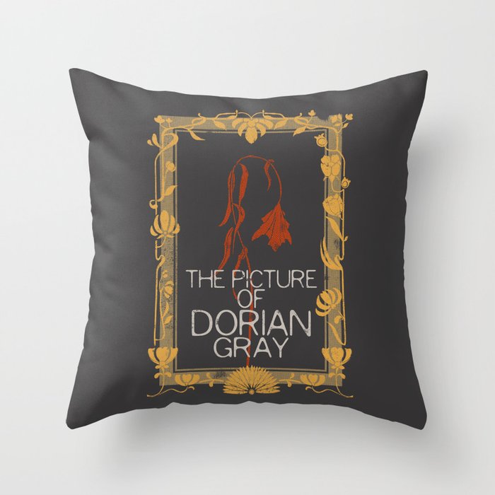 BOOKS COLLECTION: Dorian Gray Throw Pillow