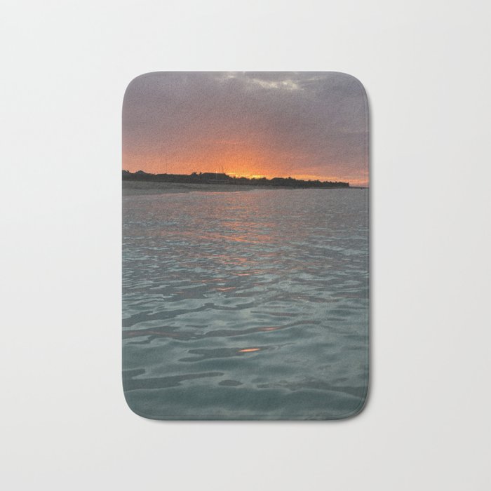 Sunset in Varadero, Cuba Bath Mat