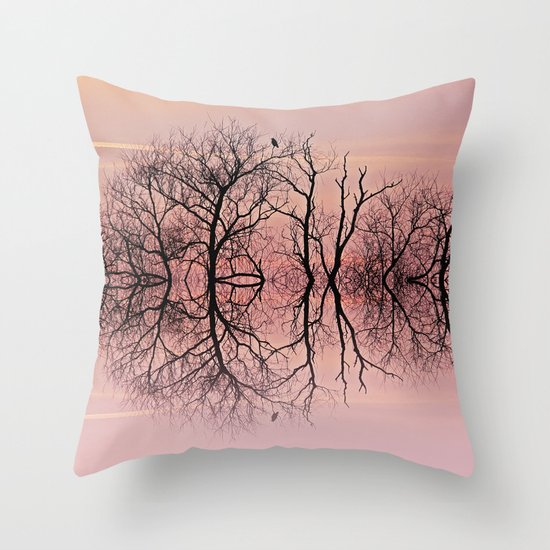 Candy skies Throw Pillow