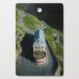 Belvedere Switzerland Mountain Pass Road – Outdoor Photography Cutting Board