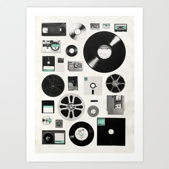 Data Art Print