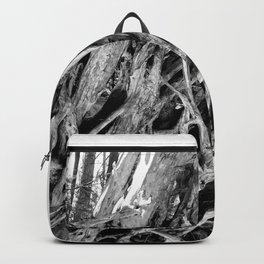 Brachial Backpack | Love, Stability, Stalk, Brachial, Grow, Black And White, Roots, Tree, Uprooted, Bigtree 