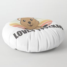 Only A Girl Loves The Quokka - Sweet Quokka Floor Pillow