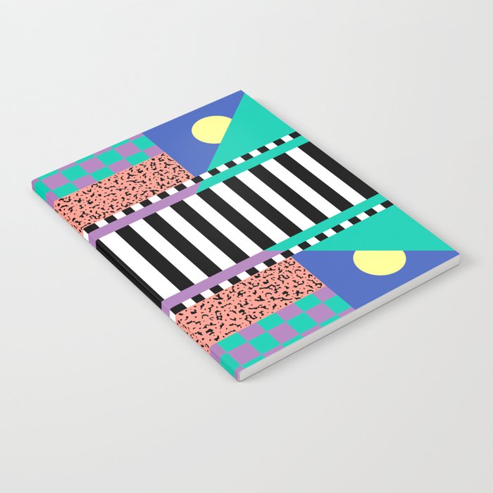 Memphis pattern 108 - 80s / 90s Retro Notebook