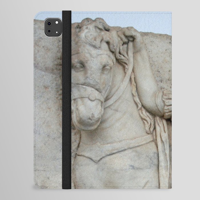 Roman Sebasteion Relief Sculpture Of Imperial Prince Diokouros iPad Folio Case