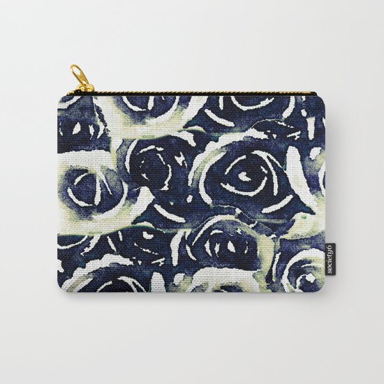 roses in deep blue Carry-All Pouch