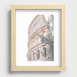 Colosseum | Rome | Italy | travel photograpy | art print | architecture Recessed Framed Print