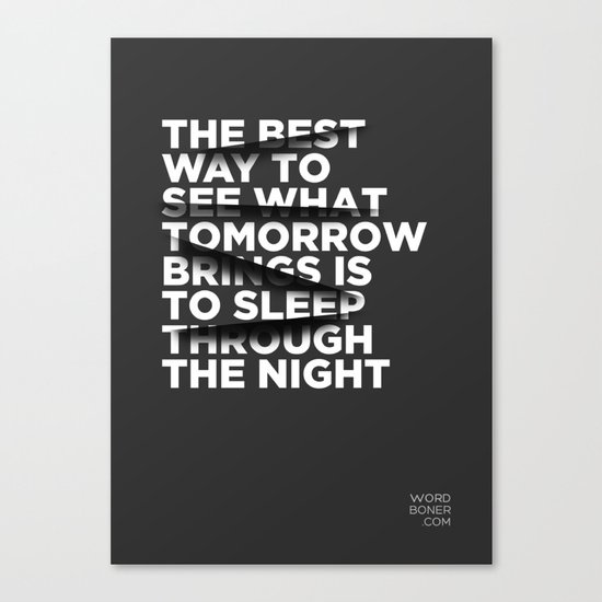 Sleep Through The Night Canvas Print