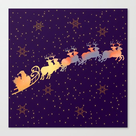 I dream of Santa Claus | Christmas Vision Canvas Print