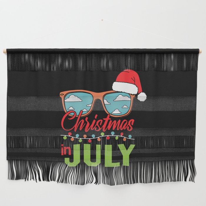 Christmas In July Sunglasses Wall Hanging
